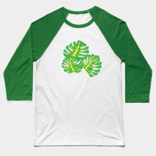 Leaf Abstract Baseball T-Shirt